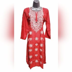 Asta Selections - Hand Embroidered Cotton Kurta